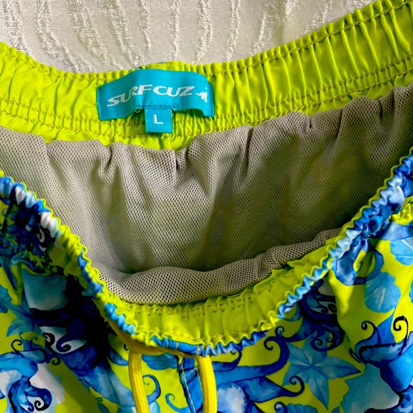 New Surf Cuz Men’s Swim Trunks Shorts Size Large - Picture 5 of 6